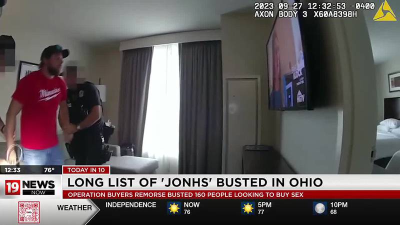 Today in 10: Long list of ‘Johns’ arrested in Operation Buyers Remorse