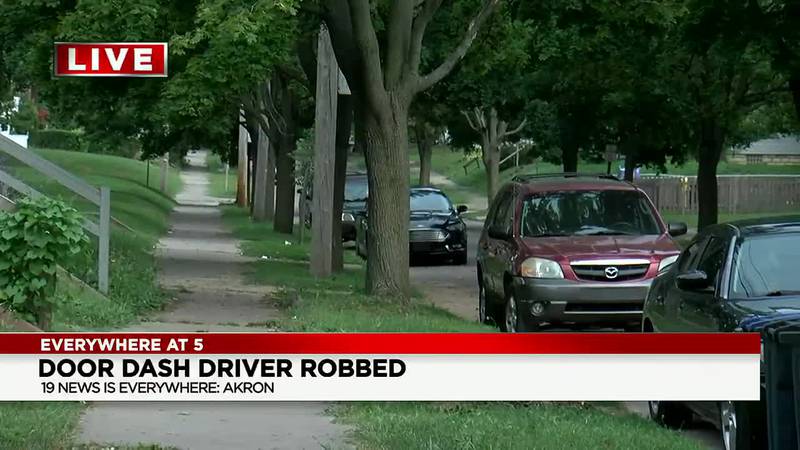 19-year-old DoorDash driver carjacked at gunpoint in Akron